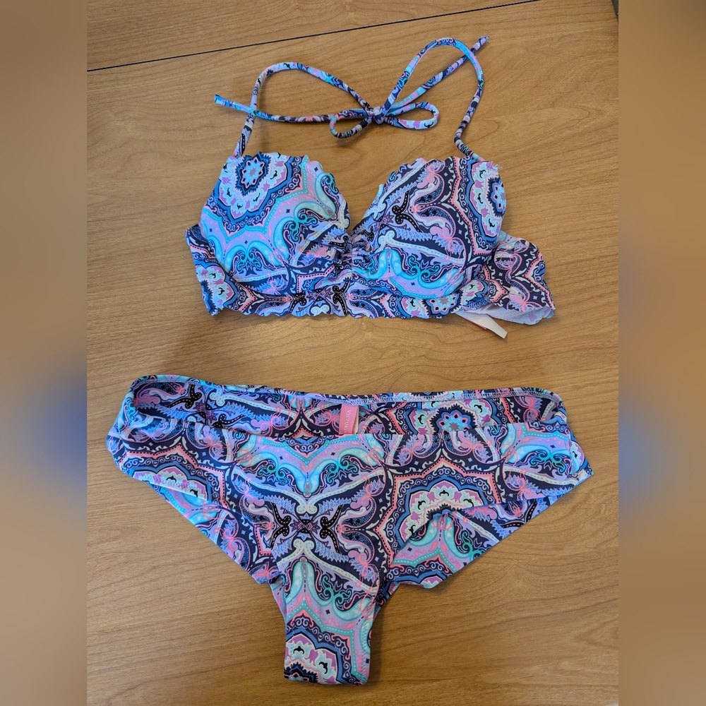 Victoria Secret Paisley Bikini Set